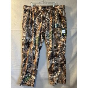 Realtree Edge Scent Control Water Proof Camo Hunting size XL 40-42 PANTS NWT